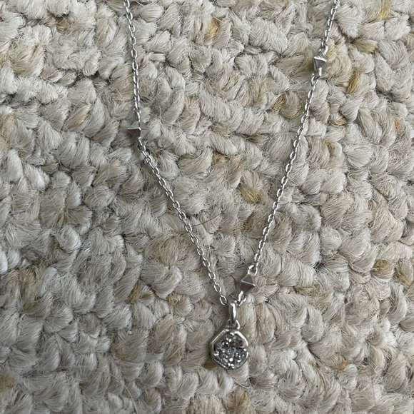 Kendra Scott Nola Silver Pendant Necklace - Picture 8 of 10